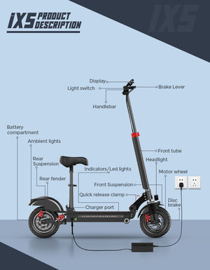 ix5 best electric scooter for adults