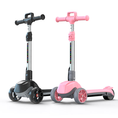 iK2 Height Adjustable Kids Electric Scooter with Flashing Wheel