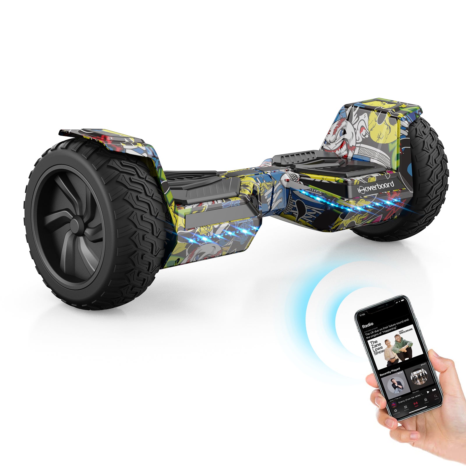 H8 Yellow Off Road Hoverboard 8.5" iHoverboard