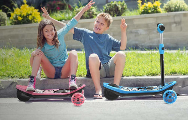 isinwheel M3 Electric Skateboard and Scooter For Kids 2-in-1