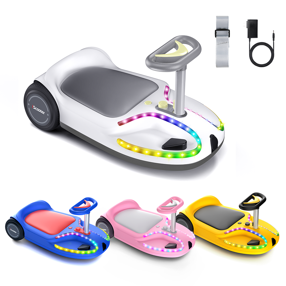 iScooter TC3 4-in-1 Electric Wiggle Car with Bluetooth for Kids