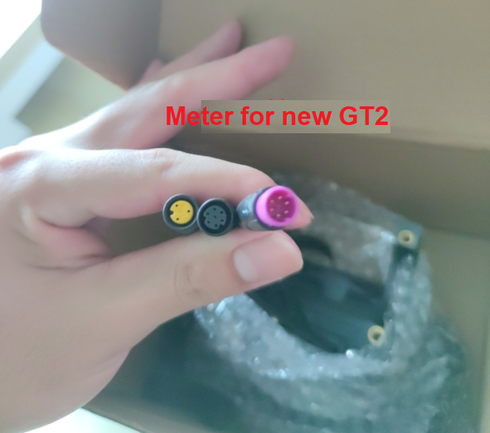 Electric scooter power cord connector
