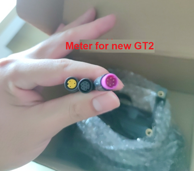 Electric scooter power cord connector