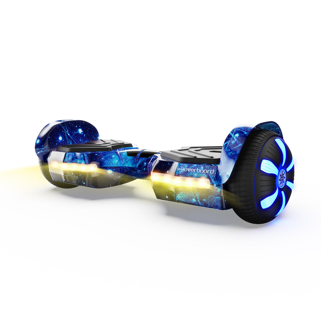 Blue hoverboard with lights best sale