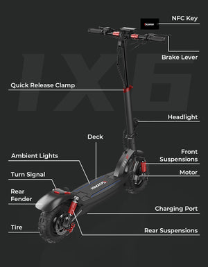 ix6 1000w electric scooter