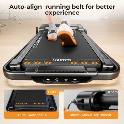 JAGJOG JT52 2-in-1 Treadmill with Incline