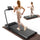 JT51 2-in-1 Folding Treadmill with Handrails