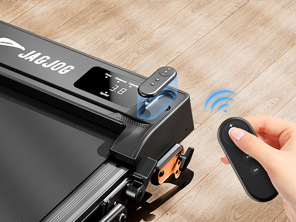 LED treadmill with remote control for effective workouts