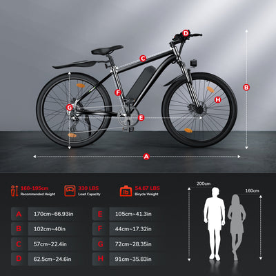 M10 All-Terrain Electric Mountain Bike