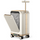 iScooter PCD2501 smart rideable suitcase with the front compartment open, revealing a spacious lined interior for organized storage. Featuring a durable hard-shell design, telescopic handlebar, compact multi-wheel base, and integrated electric mobility, it offers secure packing and convenient transportation for business trips, airports, and everyday travel.
