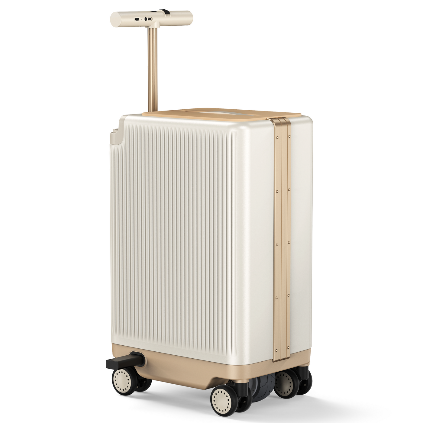 Smart Rideable Suitcase Electric Luggage Scooter For Travel Airline Approved