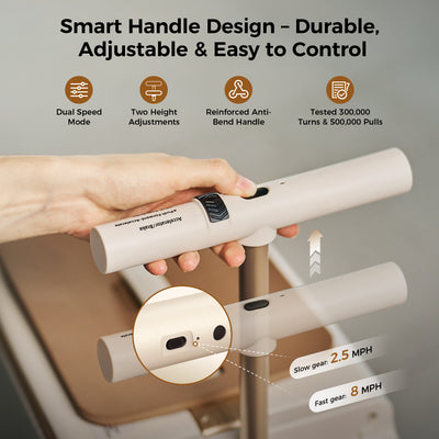 Smart Rideable Suitcase Electric Luggage Scooter For Travel Airline Approved