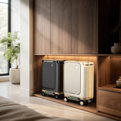 Smart Rideable Suitcase Electric Luggage Scooter For Travel Airline Approved