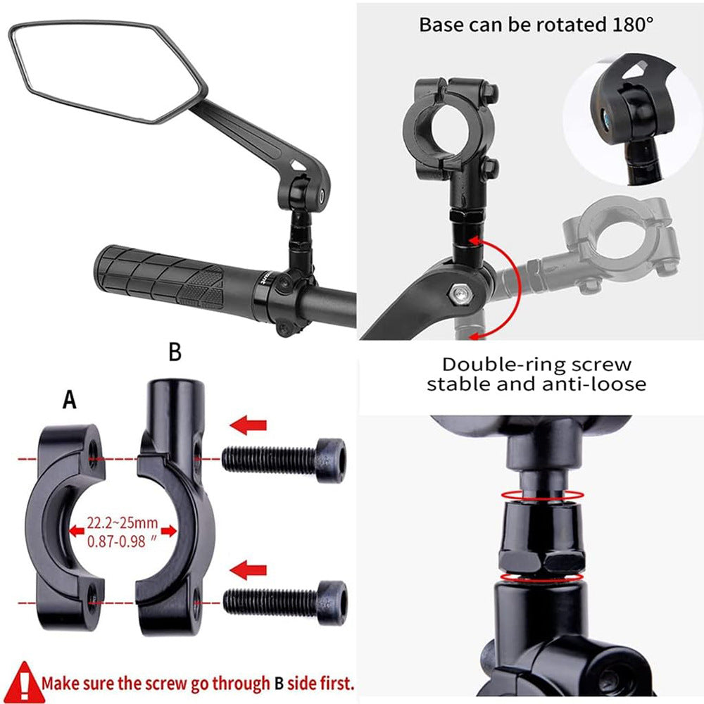 Rearview mirror for U2/U3 Ebike