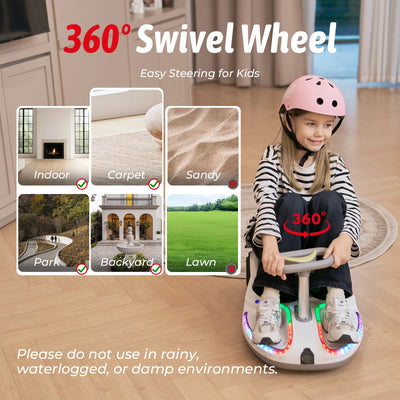 iScooter TC3 4-in-1 Electric Wiggle Car with Bluetooth for Kids