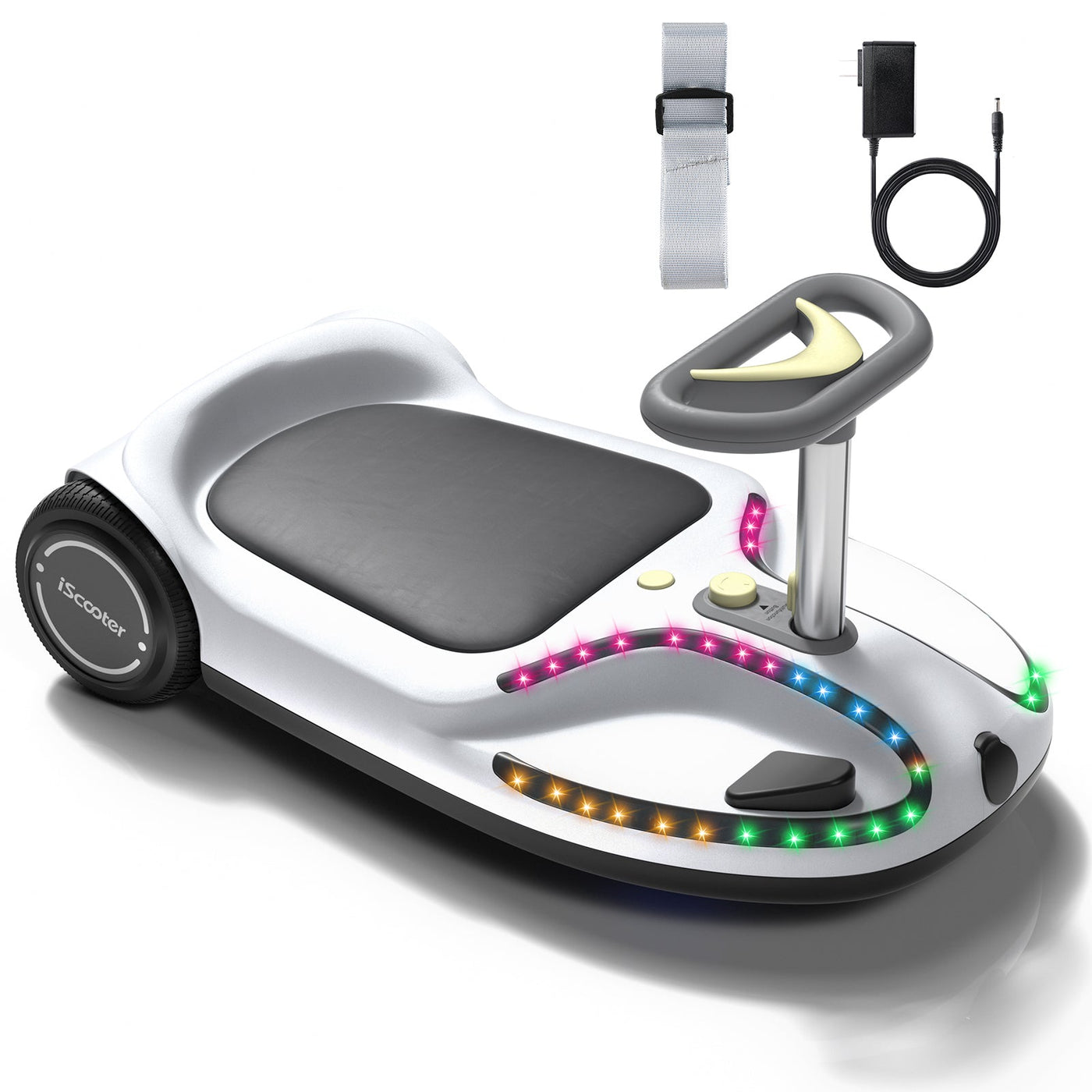 iScooter TC3 4-in-1 Electric Wiggle Car with Bluetooth for Kids