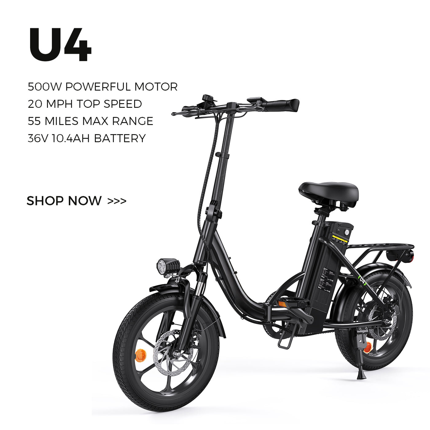 U2 / U4 Step-Thru Electric Bike For Adults