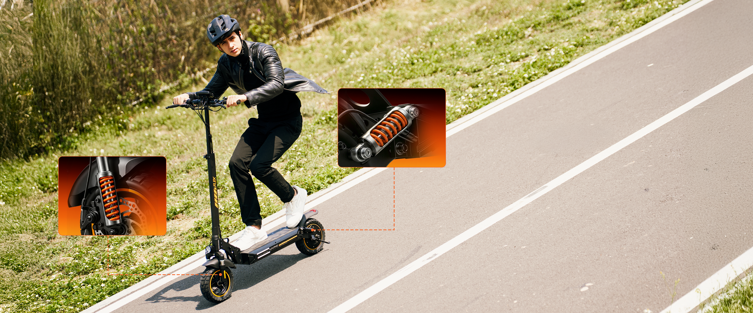 Scoot Defien W9Air 800W Off-Road Electric Scooter 25-Mile Range | iHoverboard UK