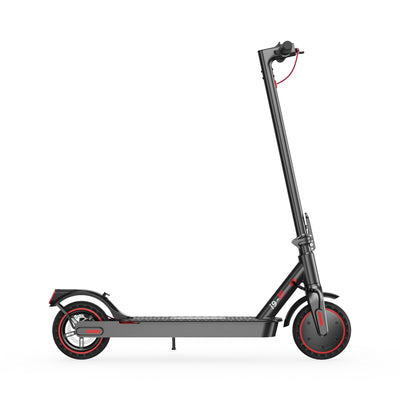 Electric scooter side
