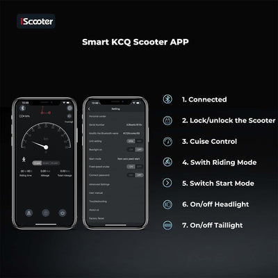 foldable electric scooter with APP