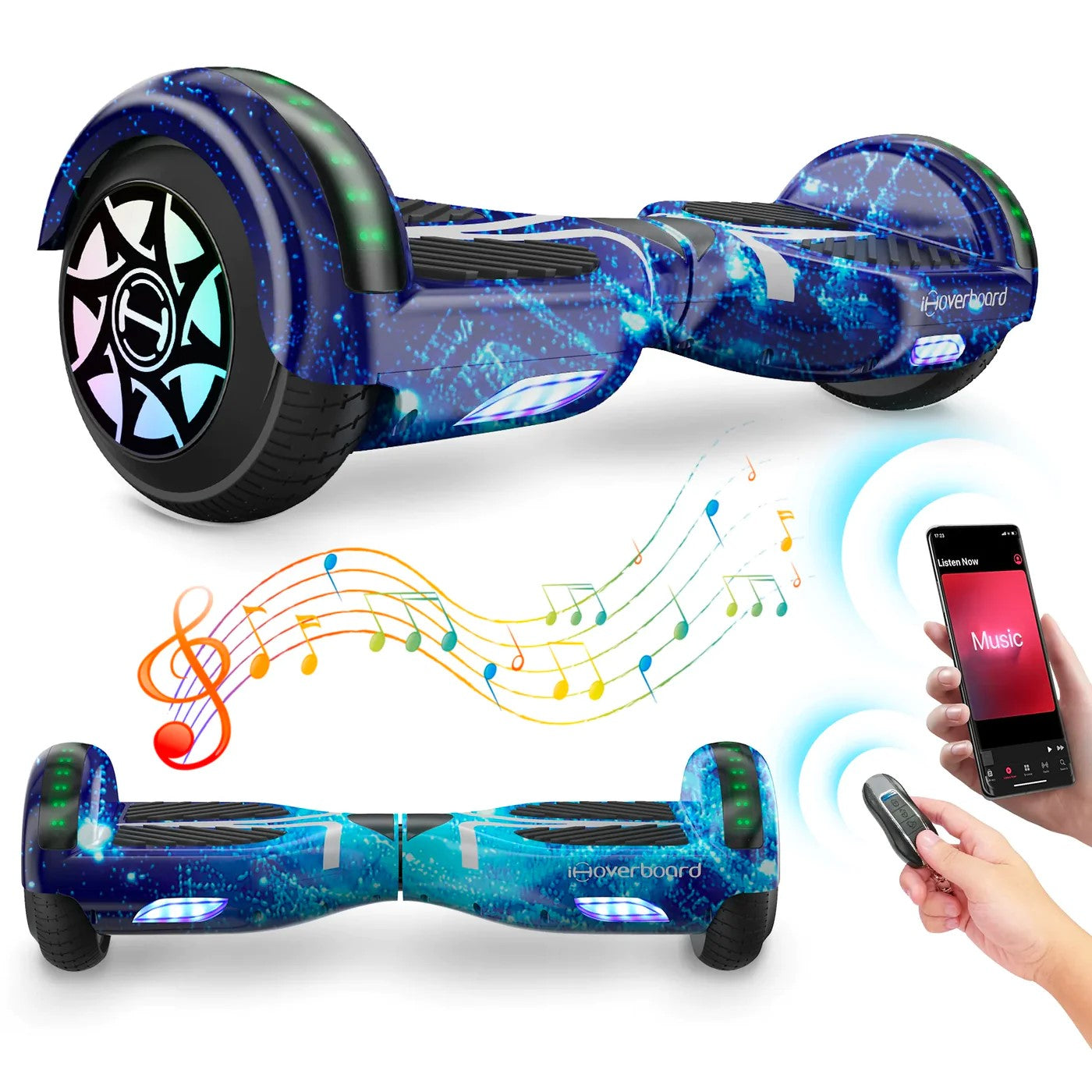 iHoverboard® H1 Blue 700W Self Balancing Hoverboard 6.5"