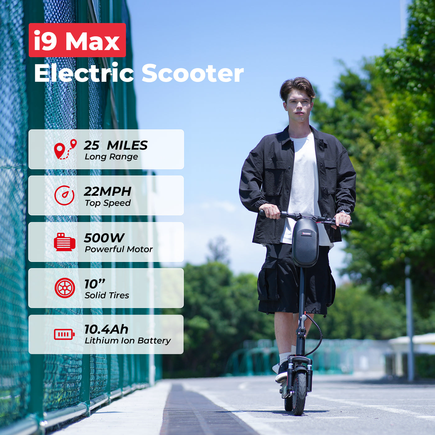 iScooter i10Plus/i9Max Electric Scooter