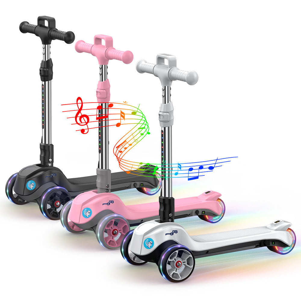 iScooter iK3 Kids Electric Scooter with Colored Ambient Light