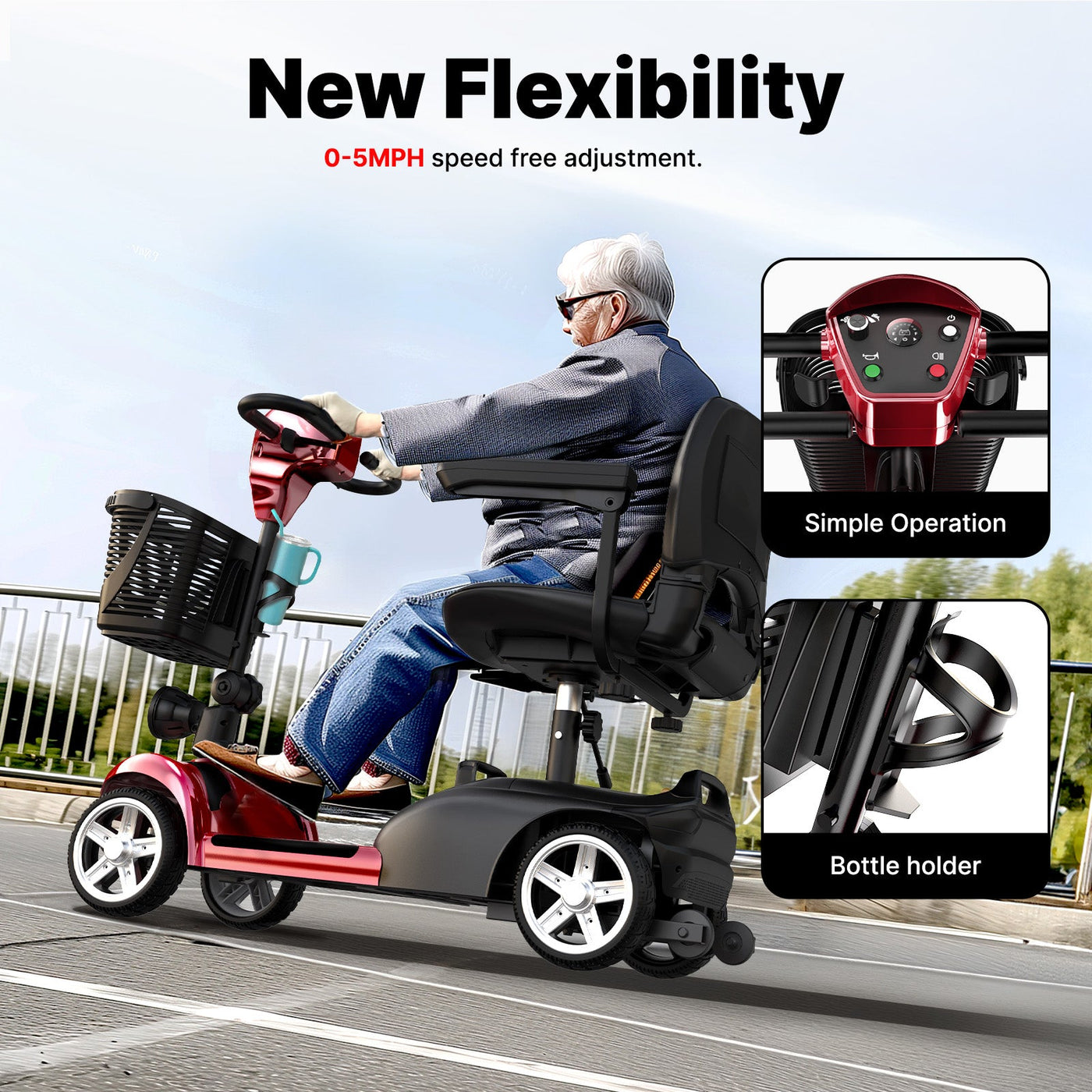 iScooter X02/X02Pro Smart Electric Mobility for Seniors and Adults