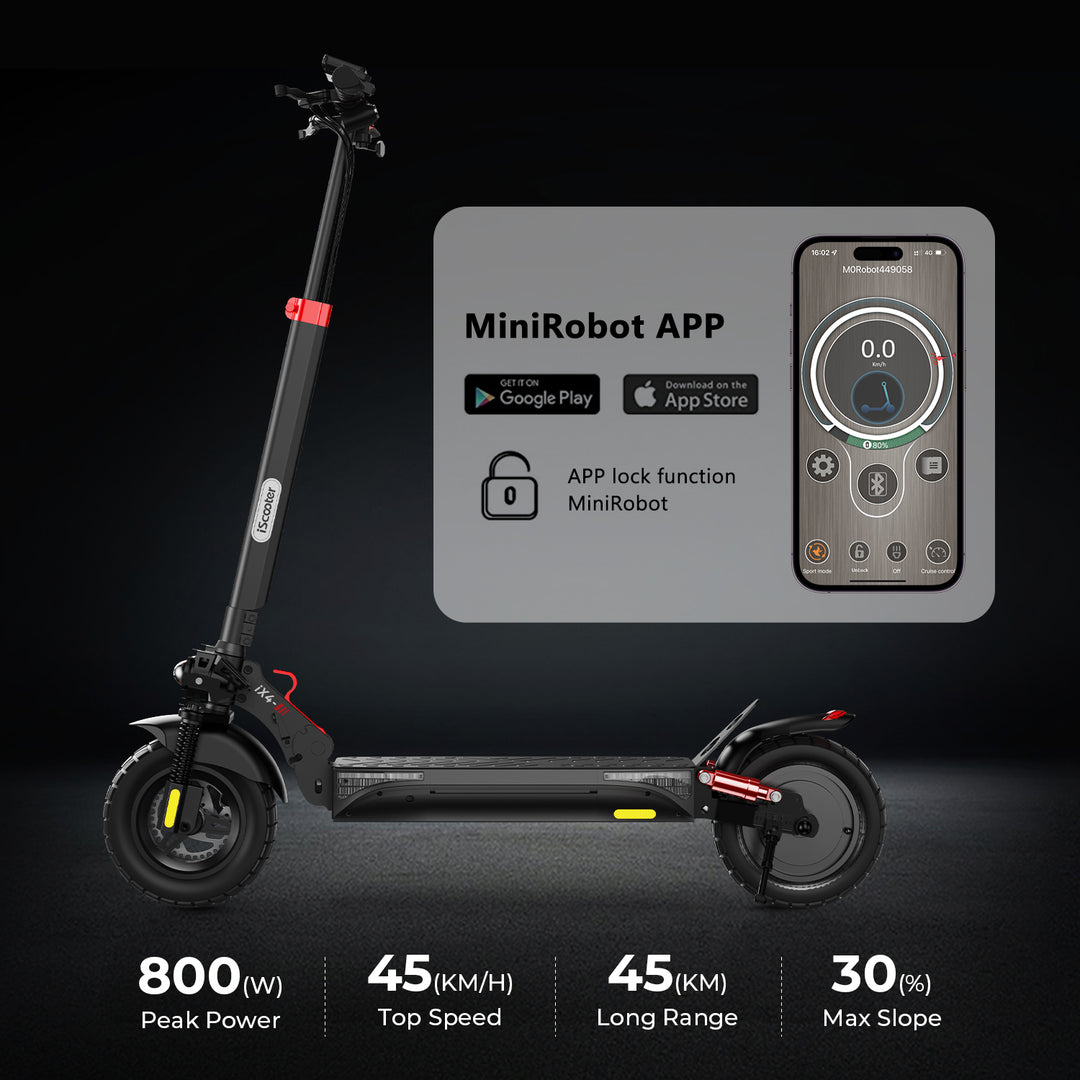 iX4 Off Road Electric Scooter With APP Control 800W | iHoverboard