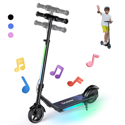iScooter iK3/iK1S Kids Electric Scooter with Colored Ambient Light