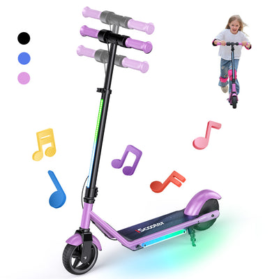 iScooter iK3/iK1S Kids Electric Scooter with Colored Ambient Light