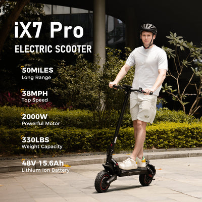 iScooter iX7Pro 2000W Dual Motor Off Road Electric Scooter