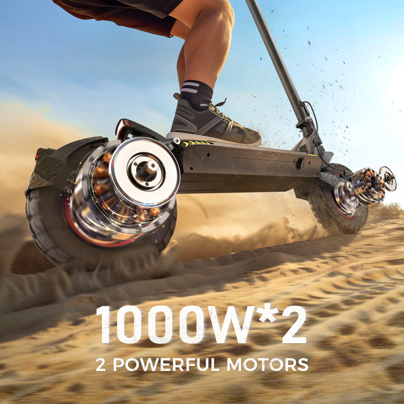 iScooter iX7Pro 2000W Dual Motor Off Road Electric Scooter