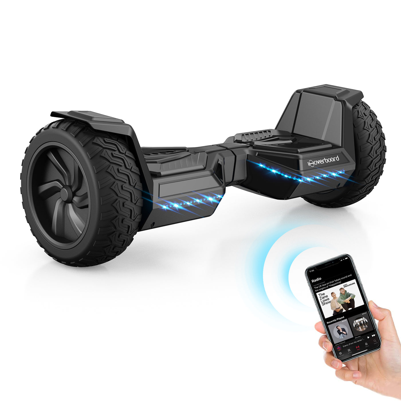iHoverboard H8 Silver Off Road Hoverboard 8.5"