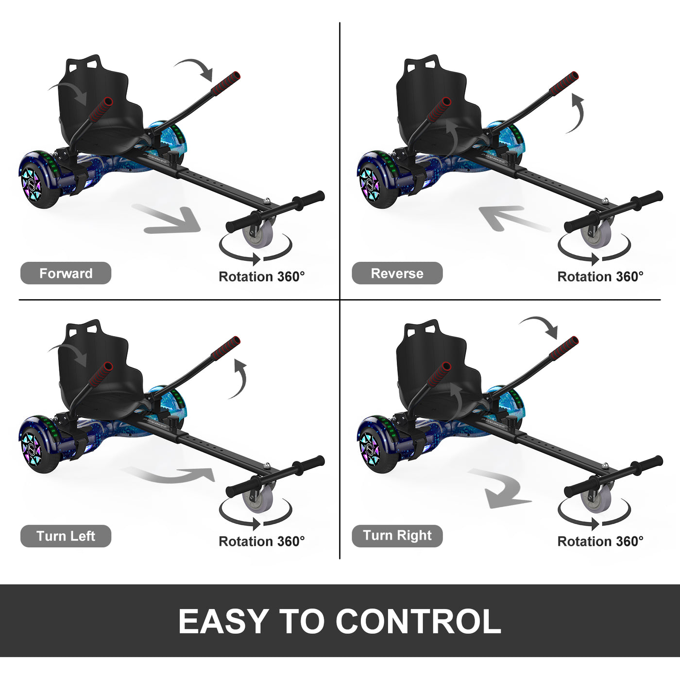 How to use K3 Hoverboard Go Kart