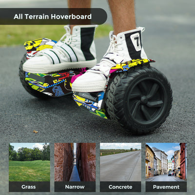 iHoverboard H8 Yellow Off Road Hoverboard 8.5"