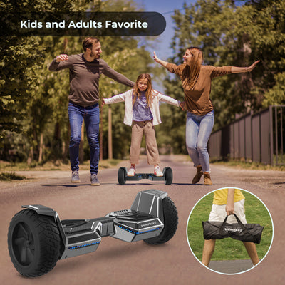 iHoverboard H8 Silver Off Road Hoverboard 8.5"