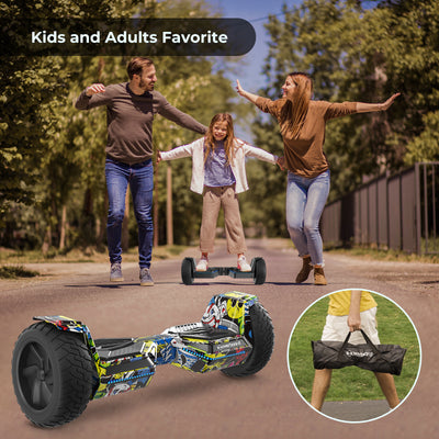 iHoverboard H8 Yellow Off Road Hoverboard 8.5"