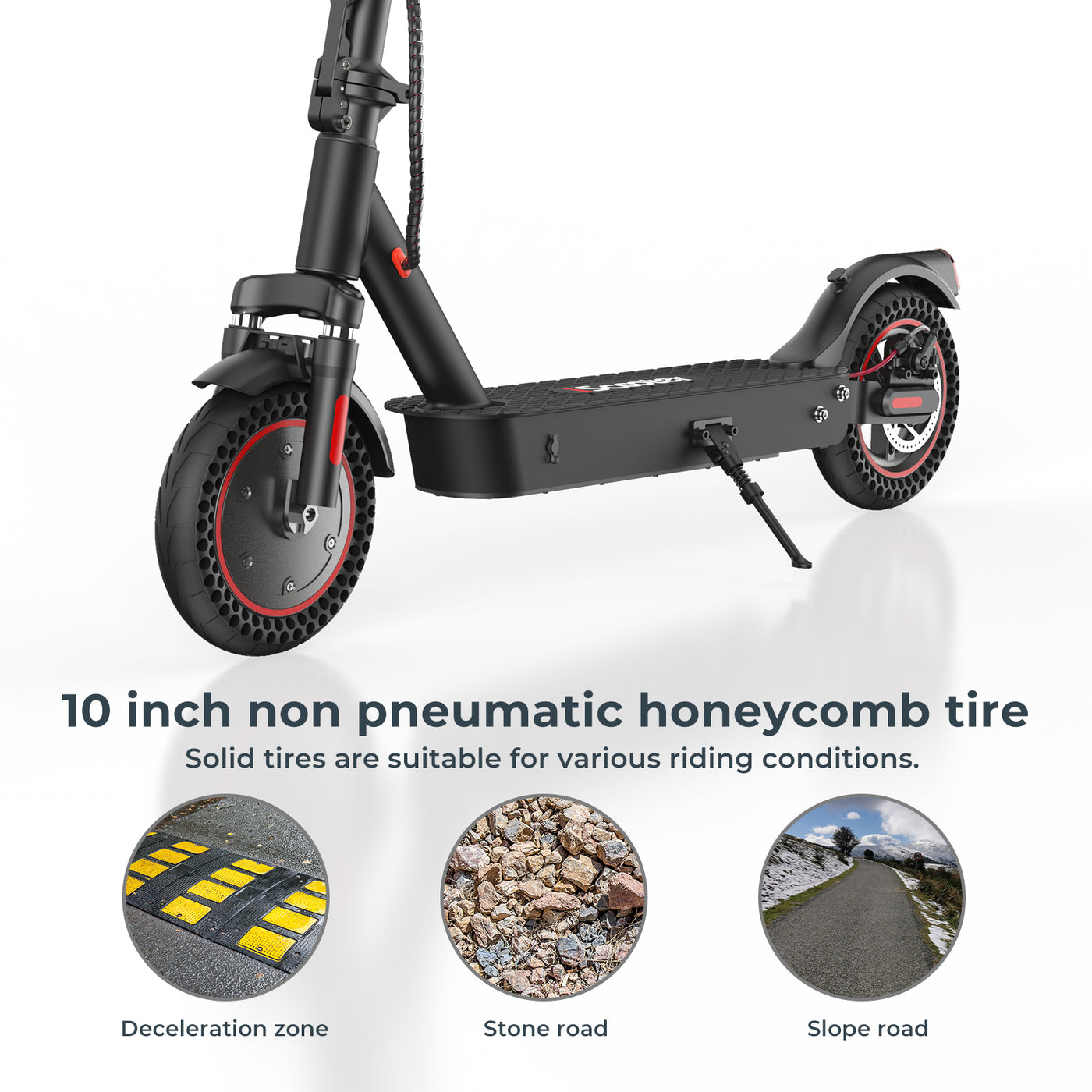 iScooter 500W i9Max Electric Scooter 10" Honeycomb Tires