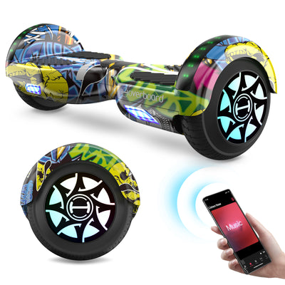 iHoverboard H4 Yellow Bluetooth Hoverboard 6.5"