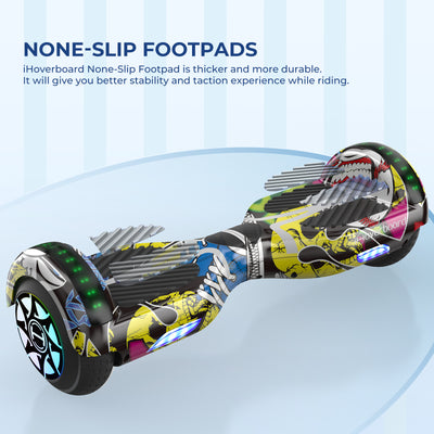 iHoverboard H4 Yellow Bluetooth Hoverboard 6.5"