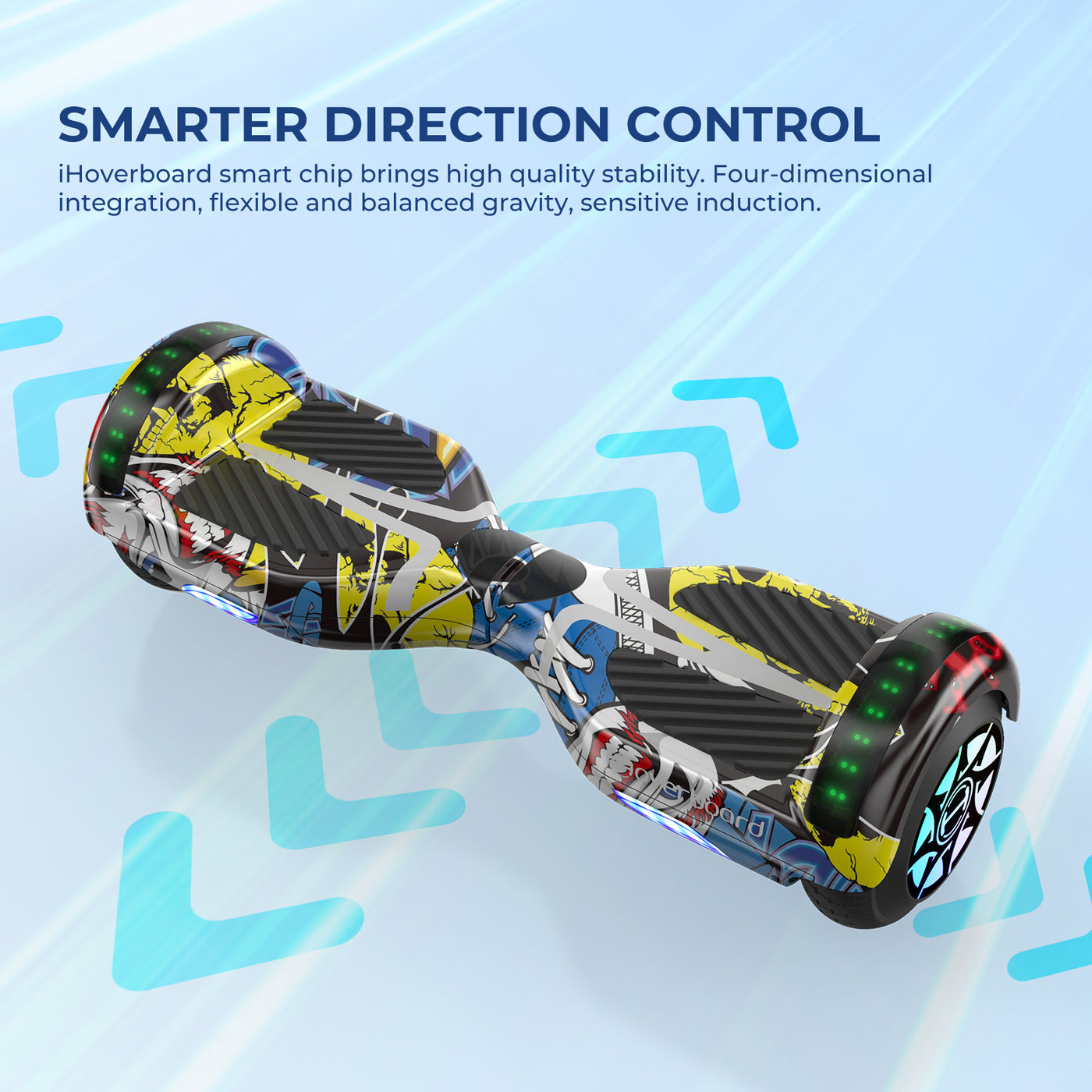 iHoverboard H4 Yellow Bluetooth Hoverboard 6.5"