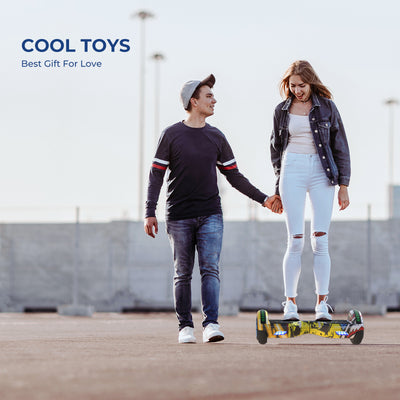 iHoverboard H4 Yellow Bluetooth Hoverboard 6.5"